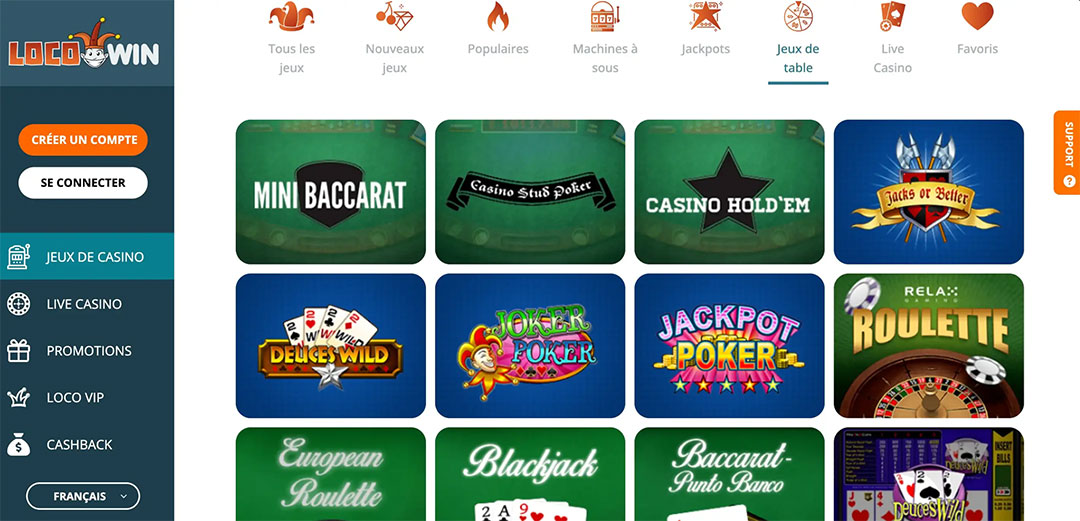 jeux casino locowin